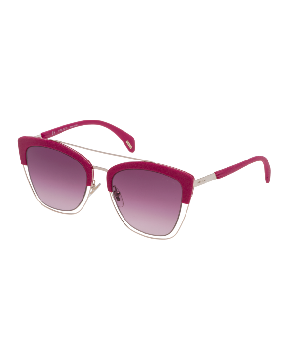 SUNGLASSES POLICE WOMAN SPL618548FFX (Lens/Bridge/Temple) 54/19/140 mm)