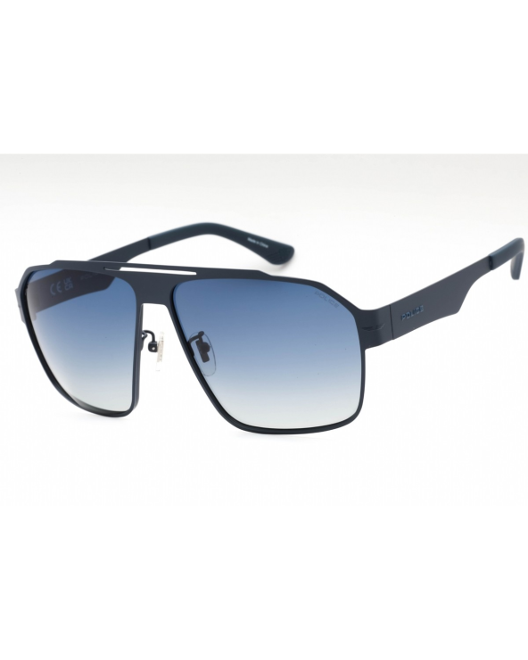 SUNGLASSES POLICE MAN SPLL08M63S72P (Lens/Bridge/Temple) 63/13/140 mm)