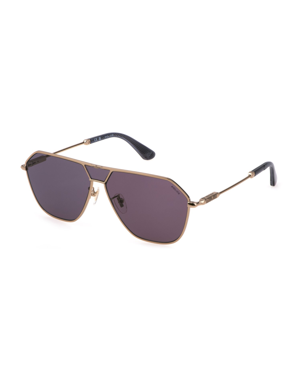 SUNGLASSES POLICE MAN SPLL89-628FFY (Lens/Bridge/Temple) 62/11/145 mm)