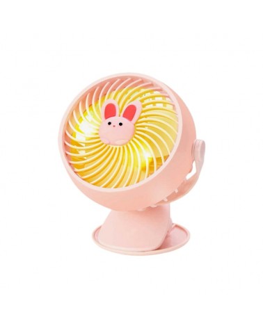 Παιδικός επαναφορτιζόμενος ανεμιστήρας mini - 789-36B - 030205 - Pink
