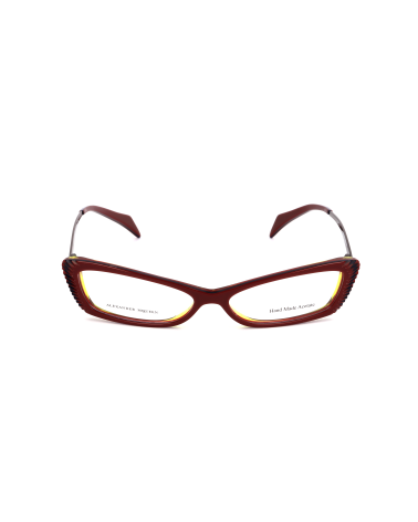 GLASSES ALEXANDER MCQUEEN WOMAN AMQ4163W0B (Lens/Bridge/Temple) 52/14/145 mm)