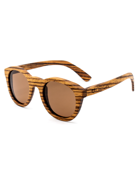 SUNGLASSES ORYGIN Unisex WOOD-B (Lens/Bridge/Temple) 45/25/145 mm)