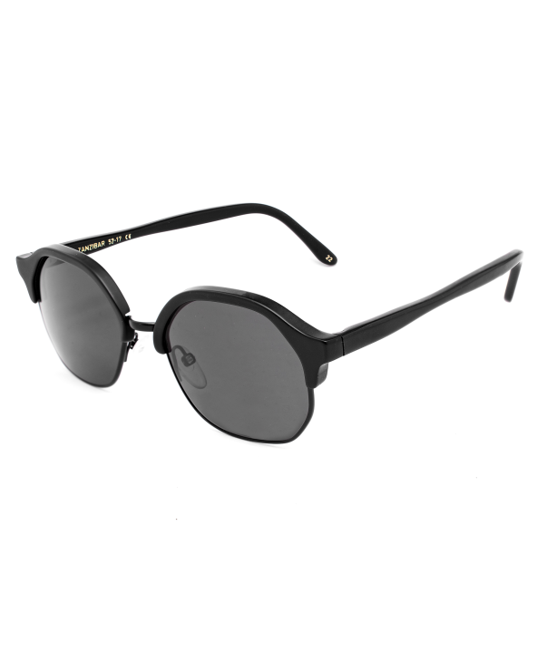 SUNGLASSES LGR UNISEX ZANZIBARBLK22 (Lens/Bridge/Temple) 50/12/135 mm)