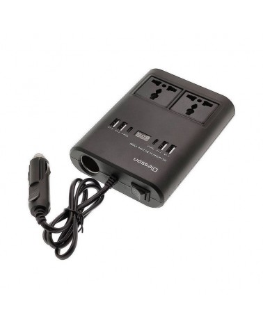 Μετασχηματιστής - Power Inverter αυτοκινήτου - 150W - 12VDC to 220VAC - 4xUSB - CD350562 -  505523