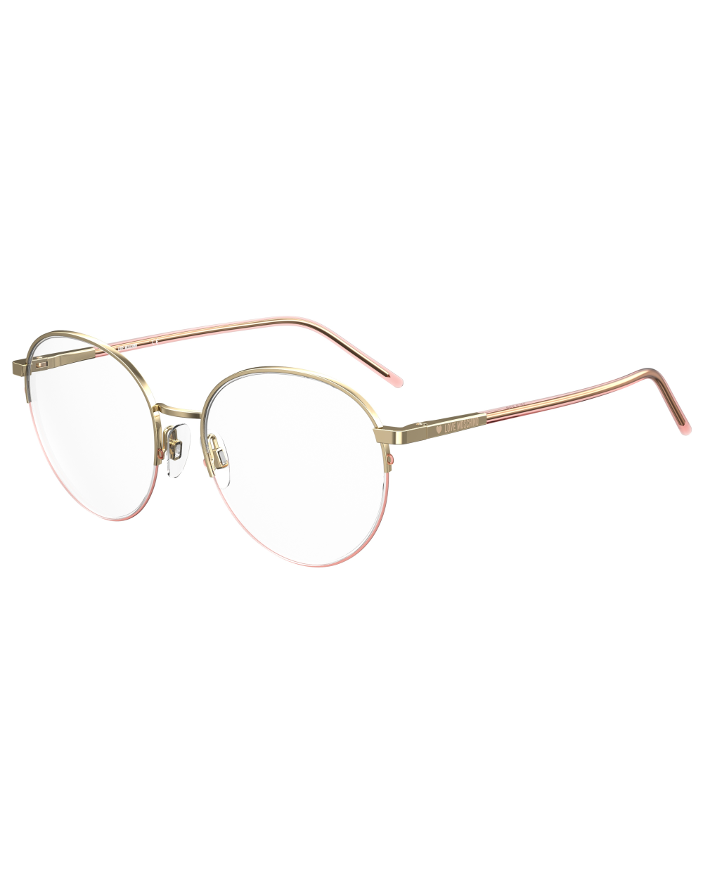 GLASSES LOVE MOSCHINO WOMEN MOL569-000 (Lens/Bridge/Temple) 52/17/140 mm)