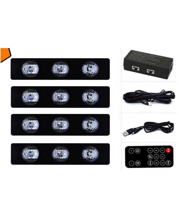 Σετ φωτισμού καμπίνας αυτοκινήτου LED - 1109401