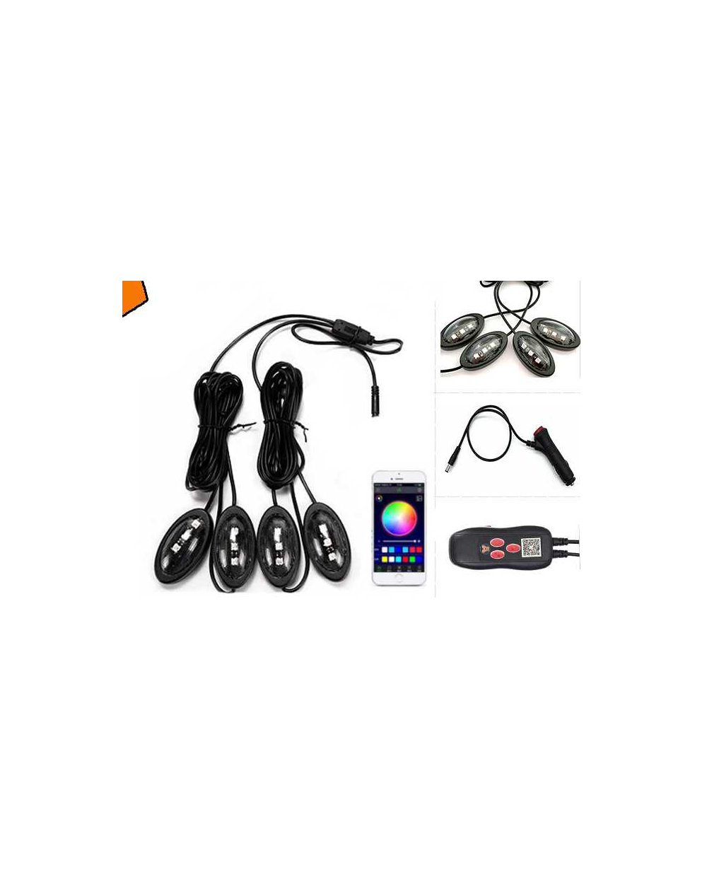 Σετ φωτισμού καμπίνας αυτοκινήτου LED - 1109404C