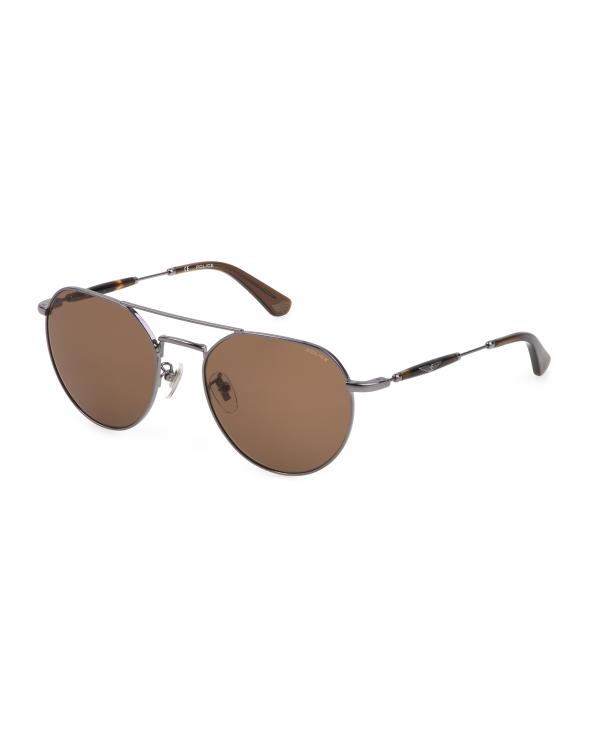 SUNGLASSES POLICE Unisex SPLF14-55509Y (Lens/Bridge/Temple) 55/19/140 mm)