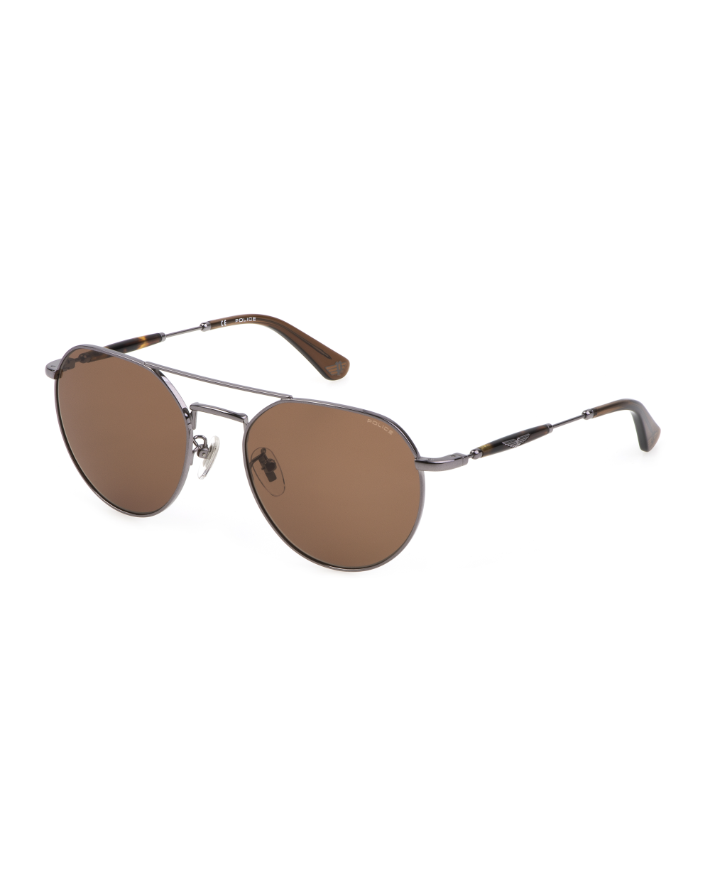 SUNGLASSES POLICE Unisex SPLF14-55509Y (Lens/Bridge/Temple) 55/19/140 mm)