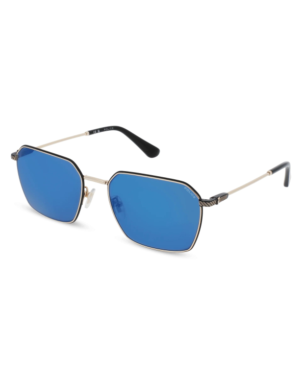 SUNGLASSES POLICE MAN SPLL84-56300B (Lens/Bridge/Temple) 56/19/145 mm)