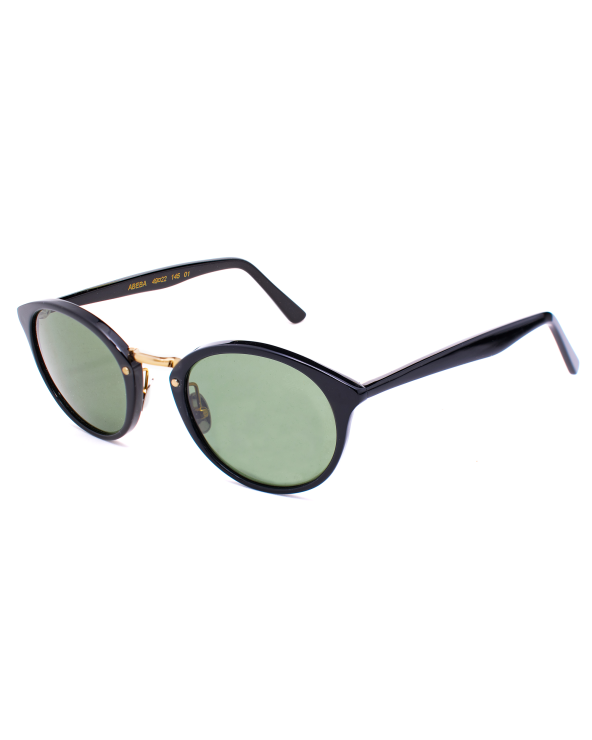 SUNGLASSES LGR UNISEX ABEBA-BLACK01 (Lens/Bridge/Temple) 49/22/145 mm)