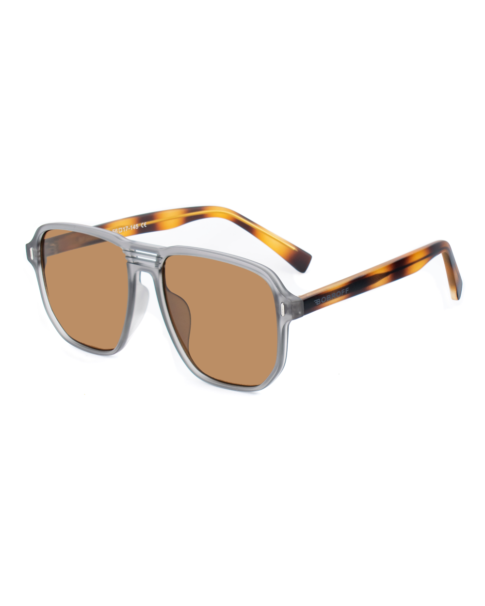 SUNGLASSES BOBROFF MAN BFG0003-C5 (Lens/Bridge/Temple) 56/17/145 mm)