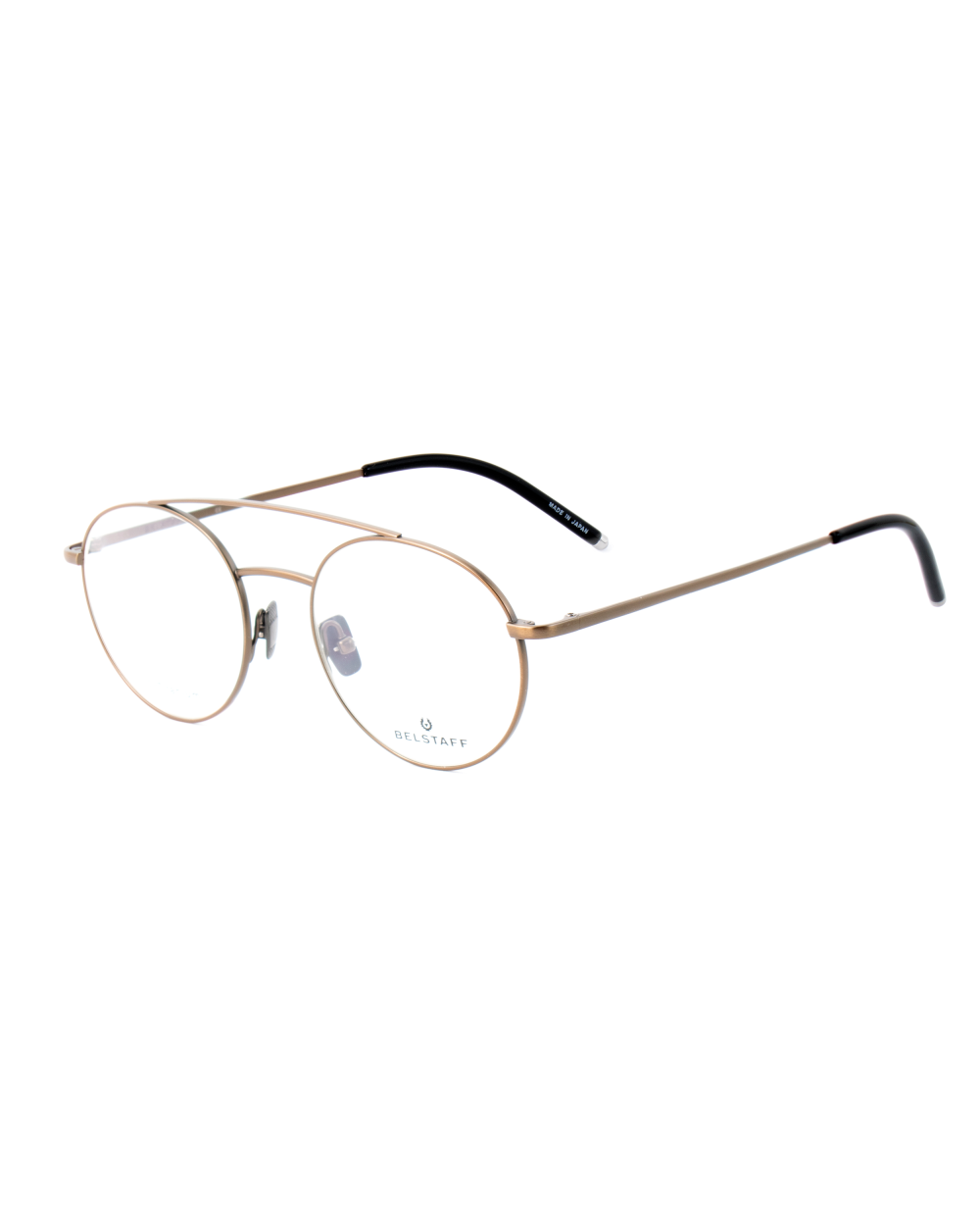 VISTA + CLIP-ON BELSTAFF MAN BLACKRODBRONZ (Lens/Bridge/Temple) 51/19/145 mm)