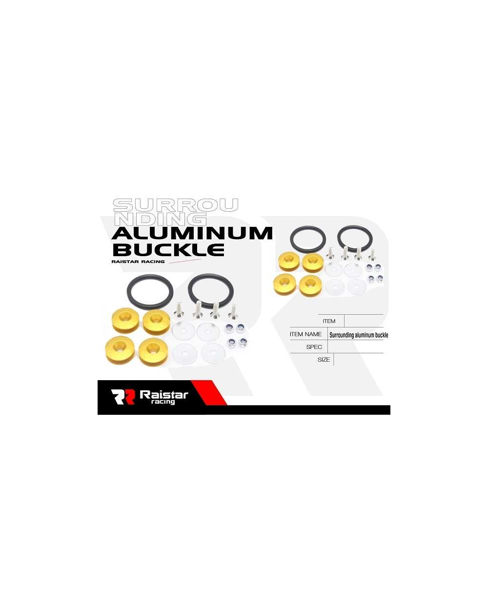 Σετ συνδετήρες συγκράτησης προφυλακτήρων - R-G22501-B4X