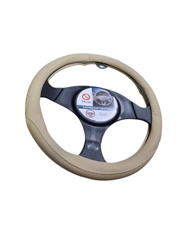 Κάλυμμα τιμονιού αυτοκινήτου - XY-053 - 122490 - Beige