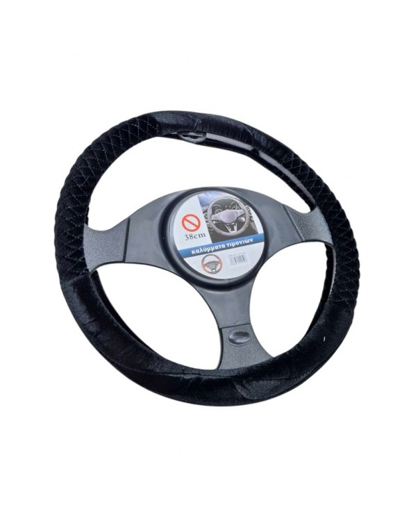 Κάλυμμα τιμονιού αυτοκινήτου - XY-054 - 122506 - Black