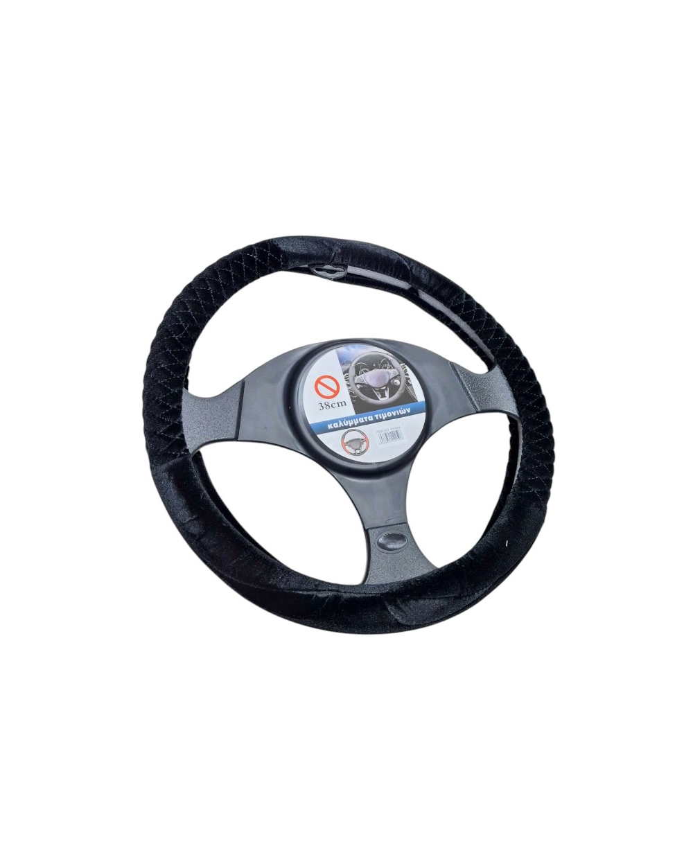 Κάλυμμα τιμονιού αυτοκινήτου - XY-054 - 122506 - Black