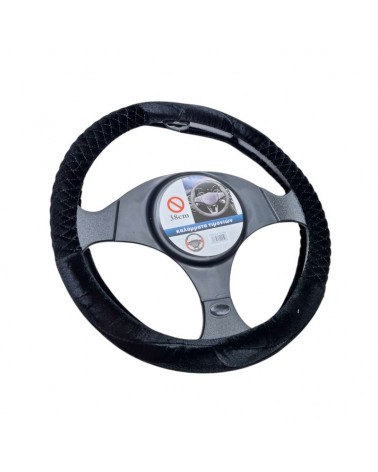 Κάλυμμα τιμονιού αυτοκινήτου - XY-054 - 122506 - Black