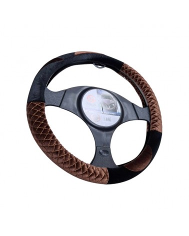 Κάλυμμα τιμονιού αυτοκινήτου - XY-054 - 122506 - Brown