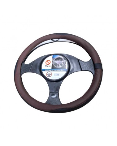 Κάλυμμα τιμονιού αυτοκινήτου - XY-056 - 122520 - Brown