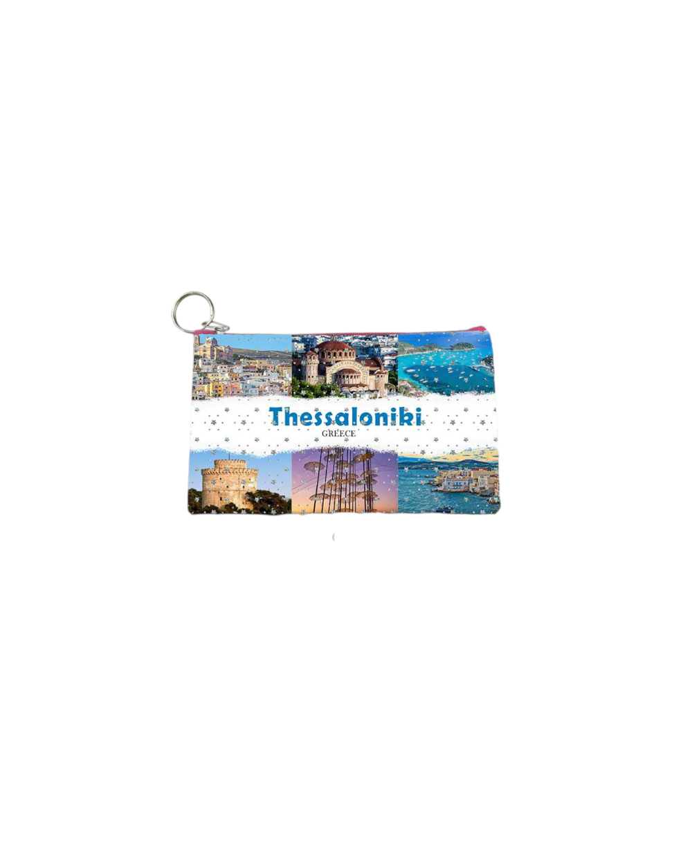 Πορτοφόλι Souvenir μπρελόκ - PVC - Thessaloniki - 16*10cm