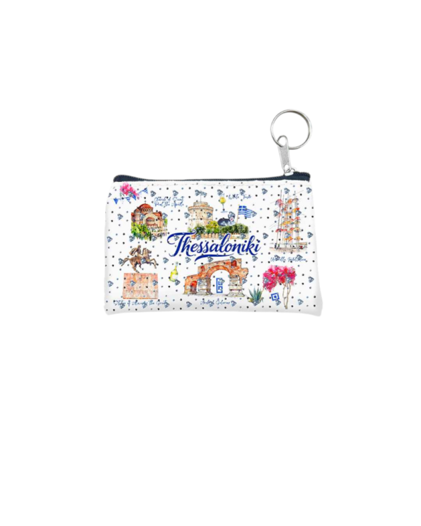 Πορτοφόλι Souvenir μπρελόκ - PVC - Thessaloniki - 11*7cm