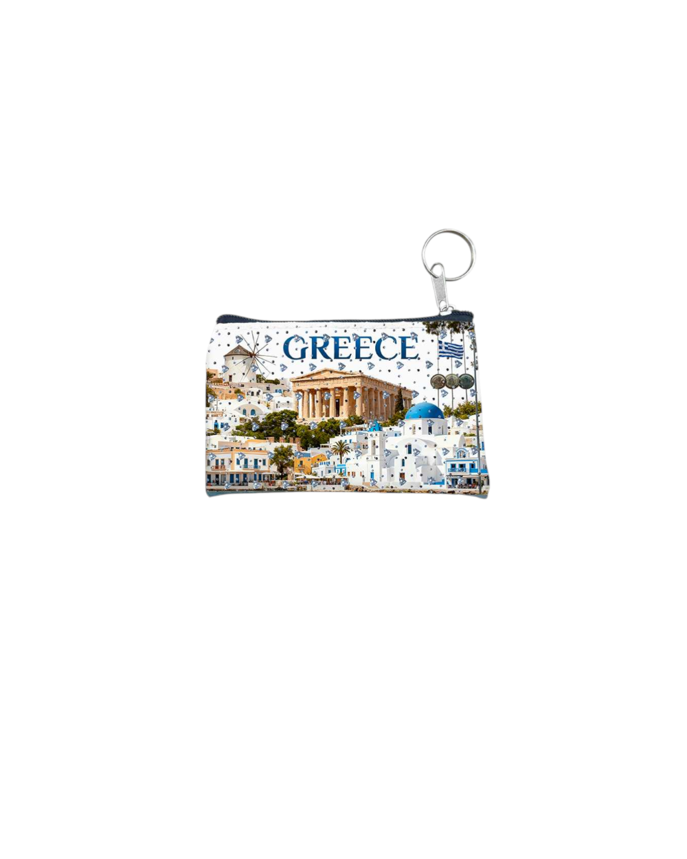 Πορτοφόλι Souvenir μπρελόκ - PVC - Greece - 11*7cm