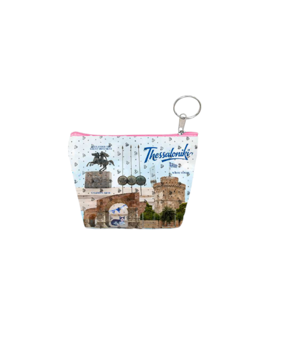 Πορτοφόλι Souvenir μπρελόκ mini - PVC - Thessaloniki - 11*7*4cm