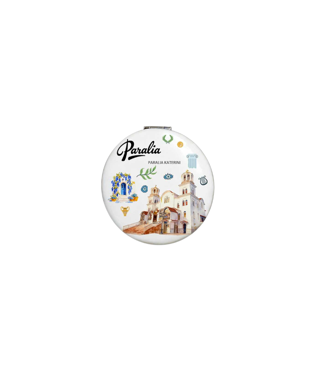 Kαθρέπτης τσέπης Souvenir - Paralia - 7*7*3cm