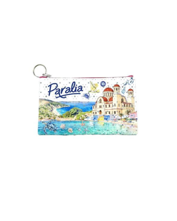 Πορτοφόλι Souvenir μπρελόκ - PVC - Paralia - 16*10cm