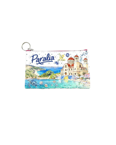 Πορτοφόλι Souvenir μπρελόκ - PVC - Paralia - 16*10cm