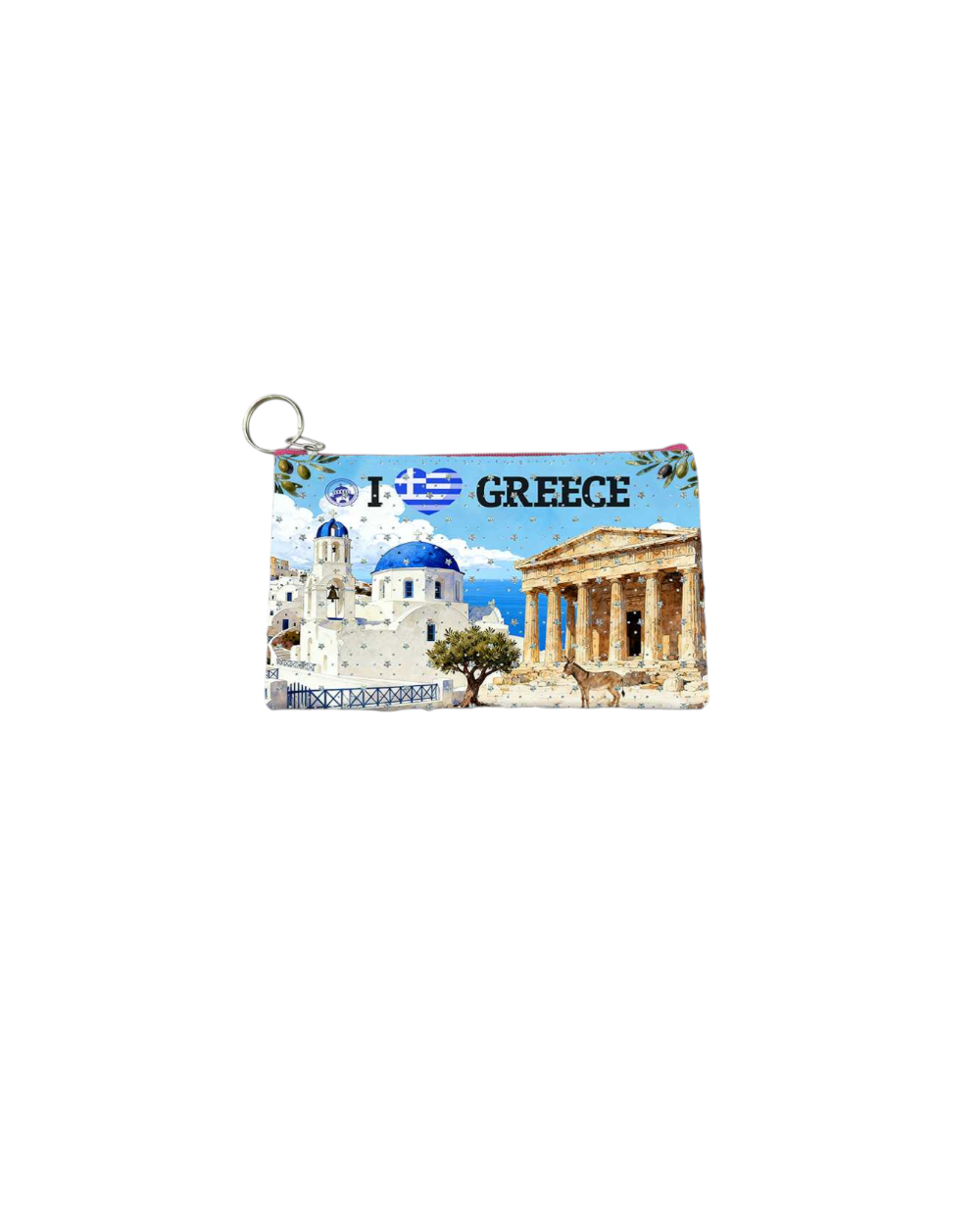 Πορτοφόλι Souvenir μπρελόκ - PVC - Greece - 16*10cm