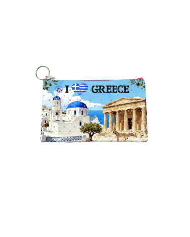 Πορτοφόλι Souvenir μπρελόκ - PVC - Greece - 16*10cm