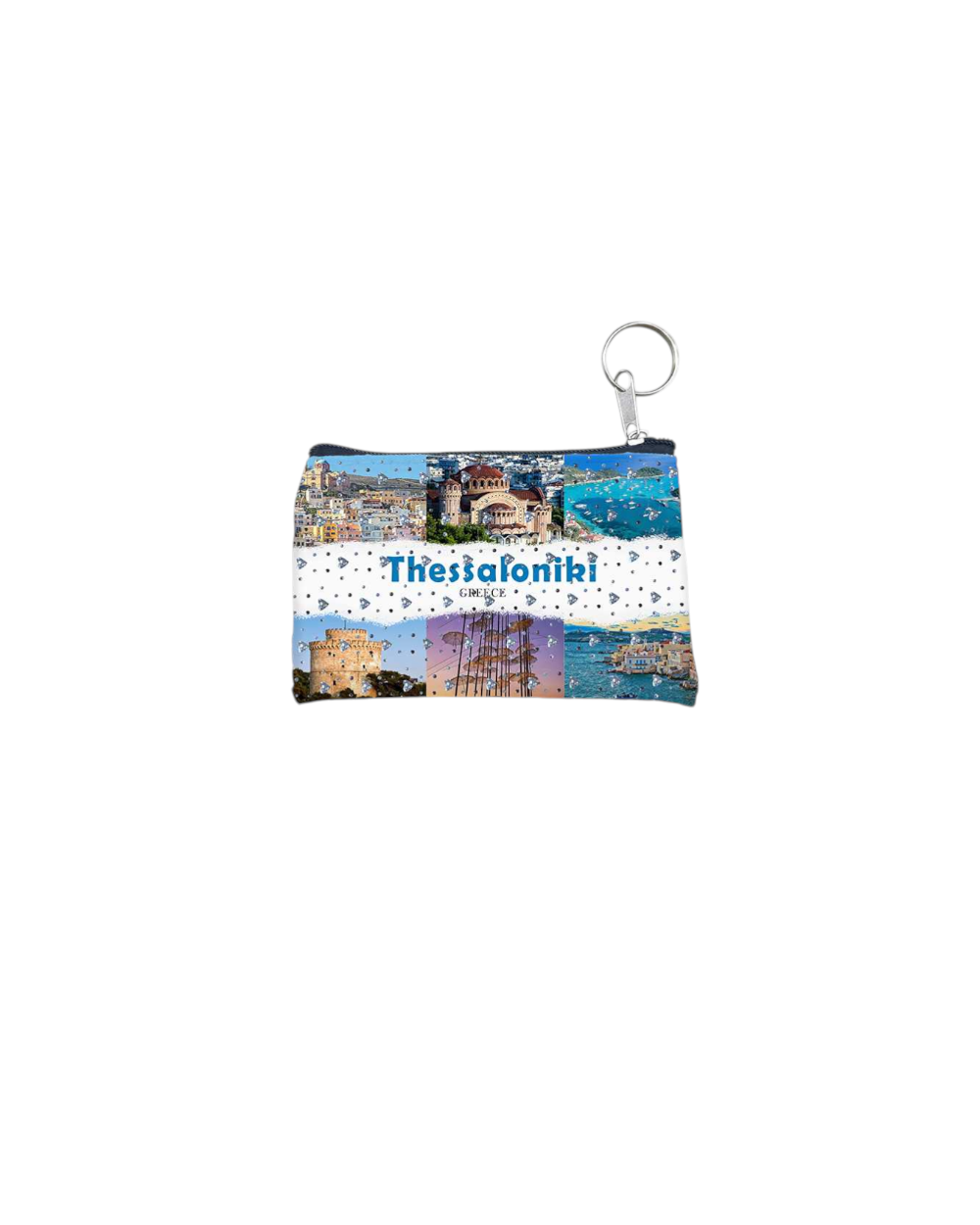 Πορτοφόλι Souvenir μπρελόκ - PVC - Thessaloniki - 11*7cm