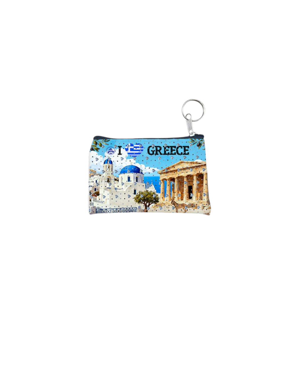 Πορτοφόλι Souvenir μπρελόκ - PVC - Greece - 11*7cm