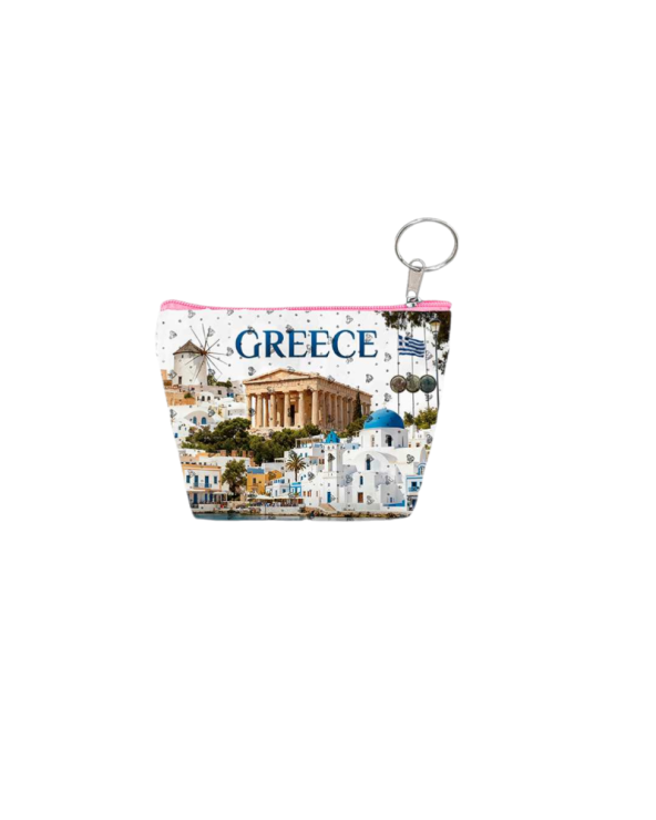 Πορτοφόλι Souvenir μπρελόκ mini - PVC - Greece - 11*7*4cm