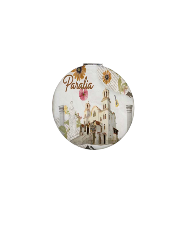 Kαθρέπτης τσέπης Souvenir - Paralia - 7*7*3cm