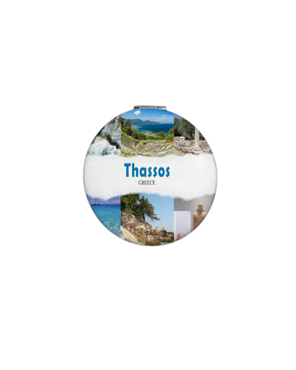Kαθρέπτης τσέπης Souvenir - Thassos - 7*7*3cm
