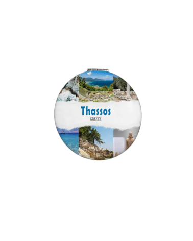 Kαθρέπτης τσέπης Souvenir - Thassos - 7*7*3cm