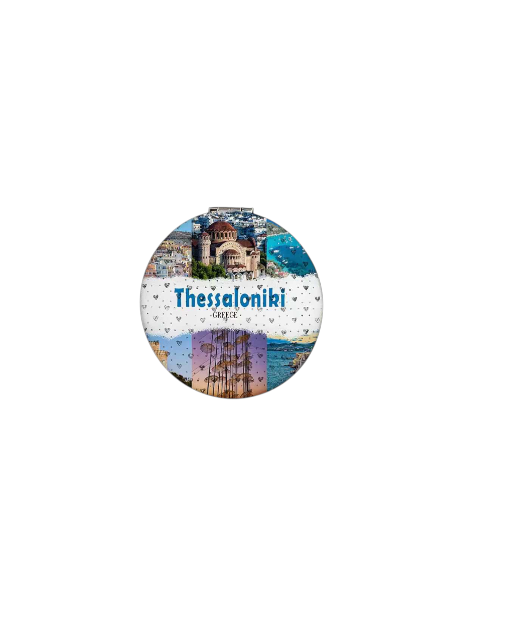 Kαθρέπτης τσέπης Souvenir - Thessaloniki - 7*7*3cm
