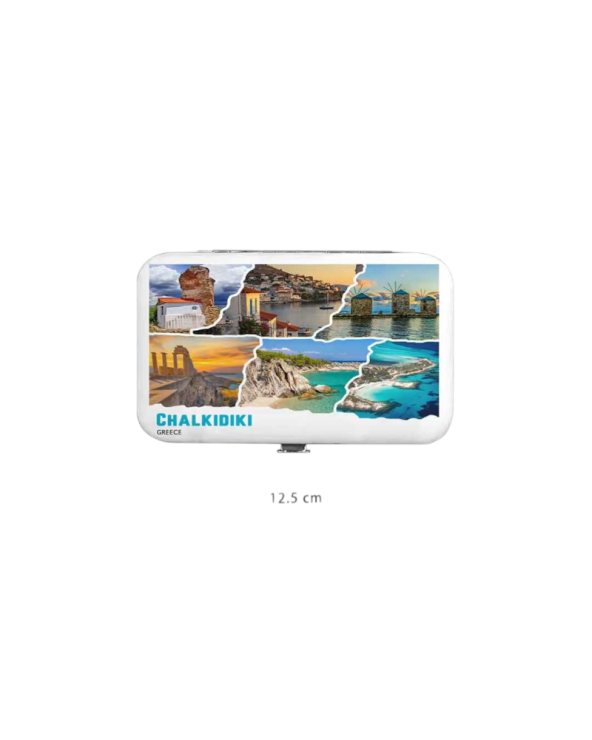 Σετ περιποίησης νυχιών σε θήκη Souvenir - Chalkidiki