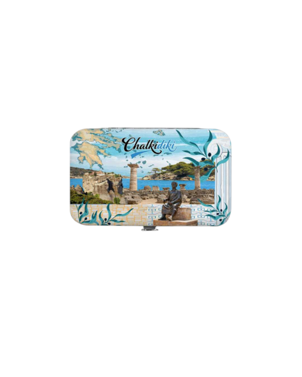 Σετ περιποίησης νυχιών σε θήκη Souvenir - Chalkidiki