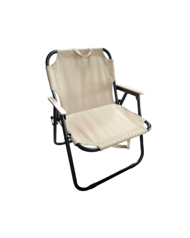 Πτυσσόμενη καρέκλα camping -1618-22 - 270980 - Beige