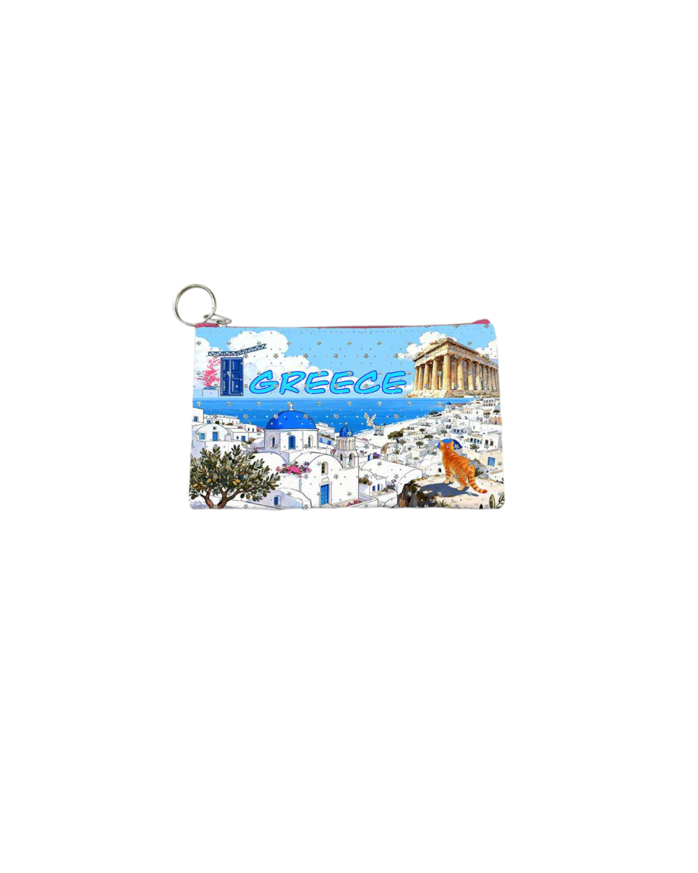 Πορτοφόλι Souvenir μπρελόκ - PVC - Greece - 16*10cm