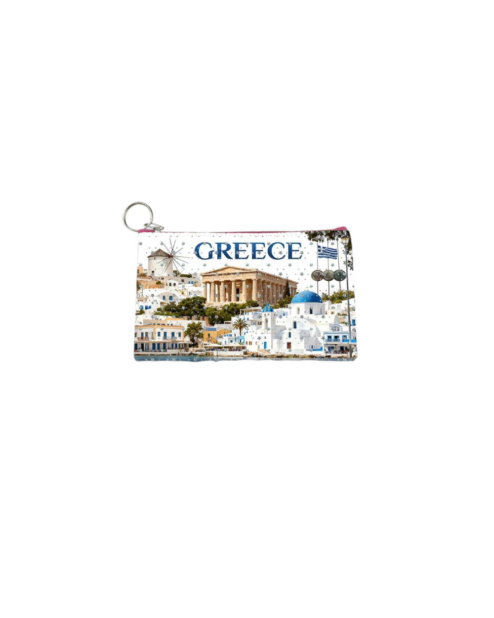 Πορτοφόλι Souvenir μπρελόκ - PVC - Greece - 16*10cm