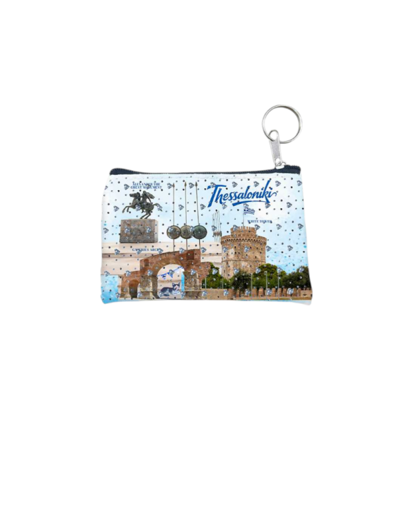 Πορτοφόλι Souvenir μπρελόκ - PVC - Thessaloniki - 11*7cm