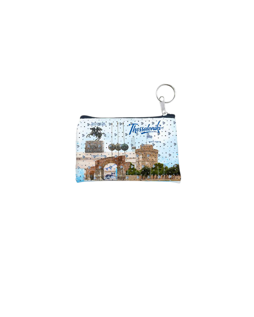 Πορτοφόλι Souvenir μπρελόκ - PVC - Thessaloniki - 11*7cm