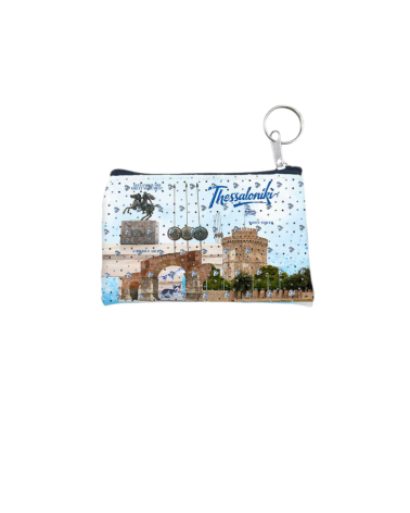 Πορτοφόλι Souvenir μπρελόκ - PVC - Thessaloniki - 11*7cm