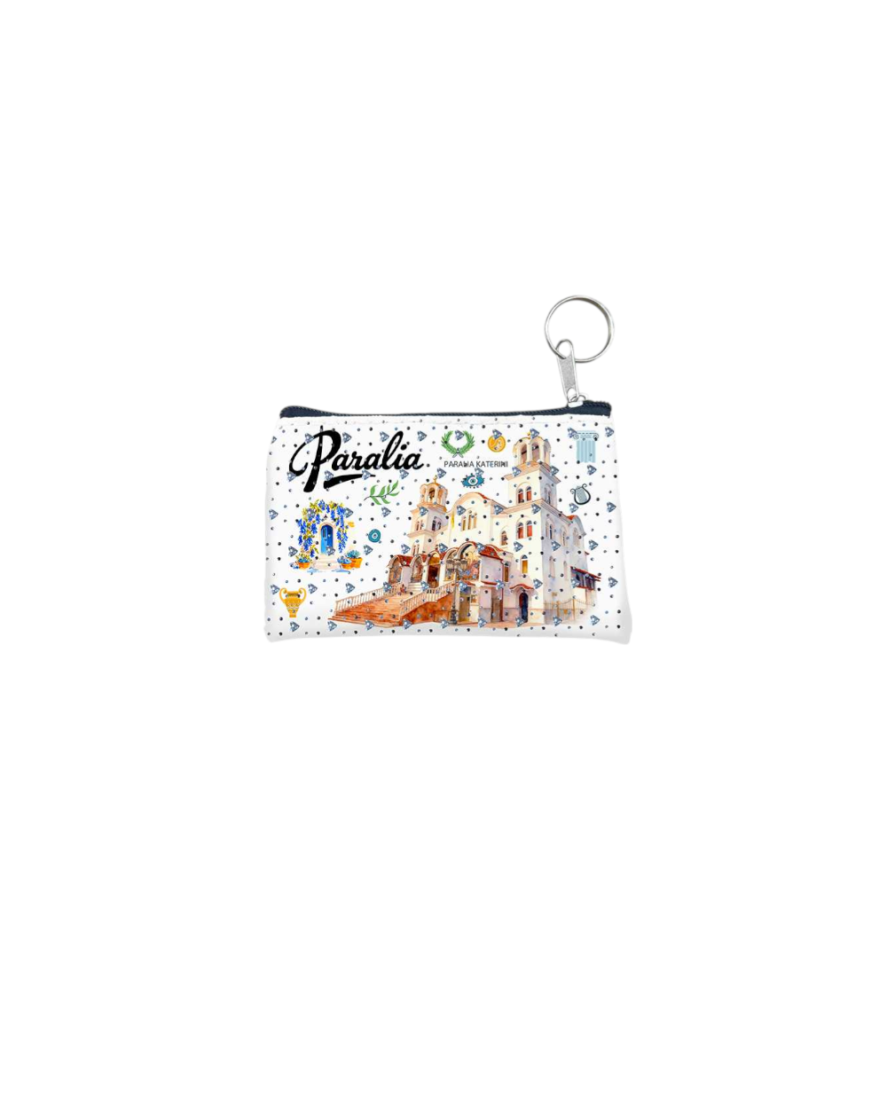 Πορτοφόλι Souvenir μπρελόκ - PVC - Paralia - 11*7cm