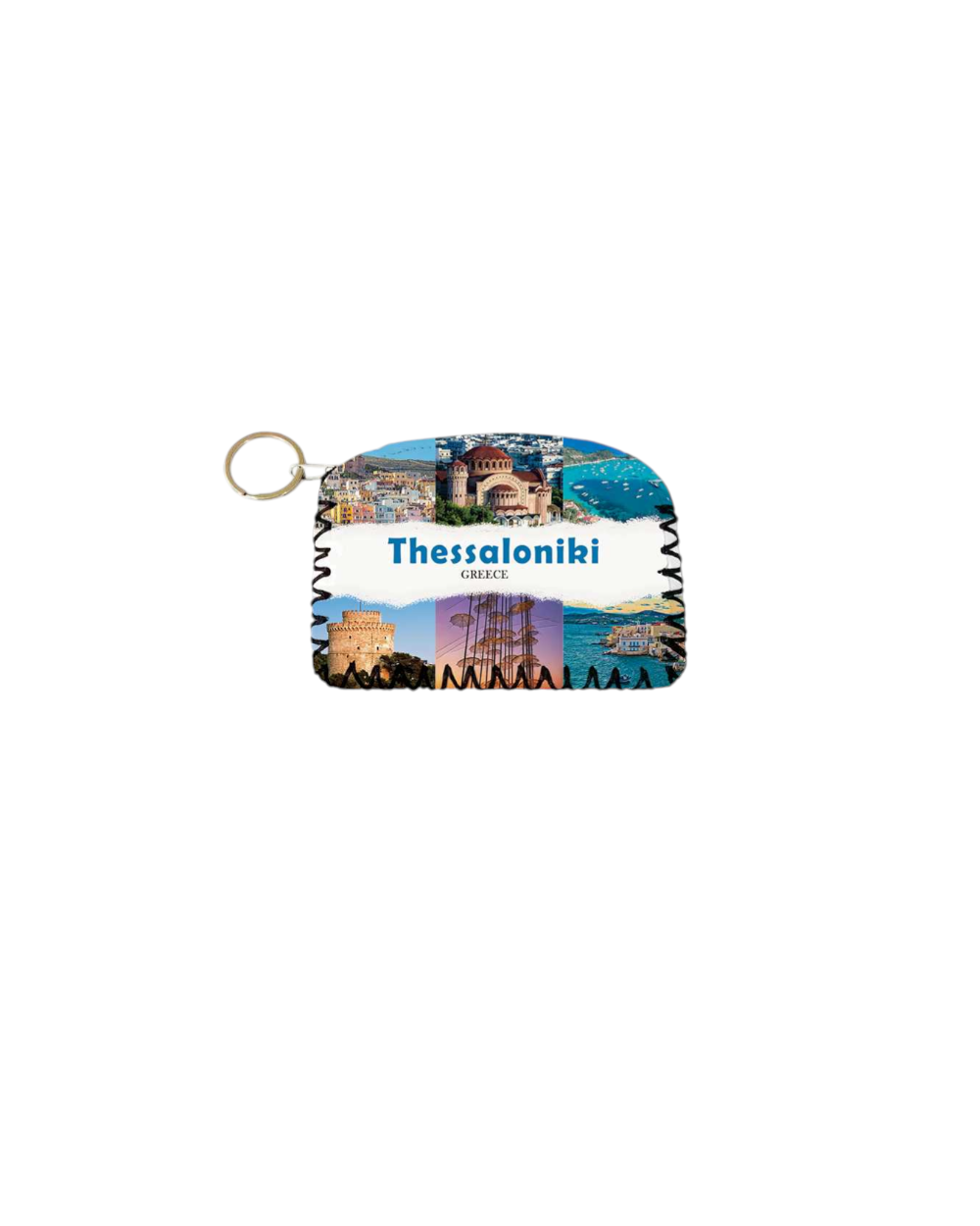 Πορτοφόλι Souvenir μπρελόκ - PVC - Thessaloniki - 14*9cm